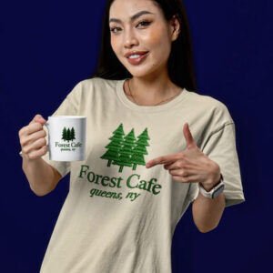 Forest Cafe Printed T-shirt